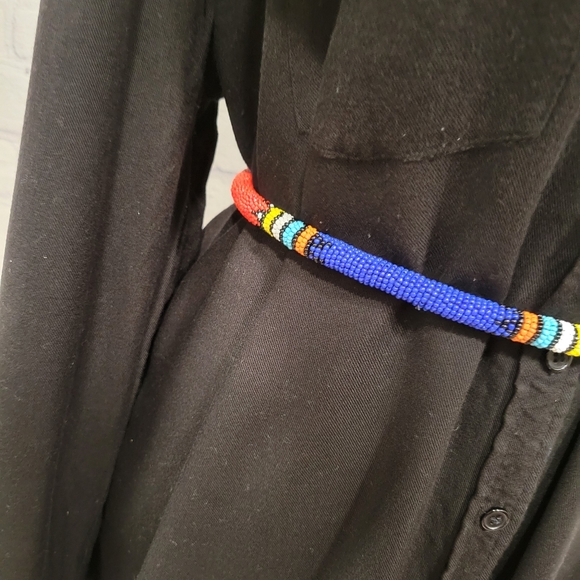 ~ BOGO ⏰Beaded Leather Fringe Belt - Picture 5 of 7